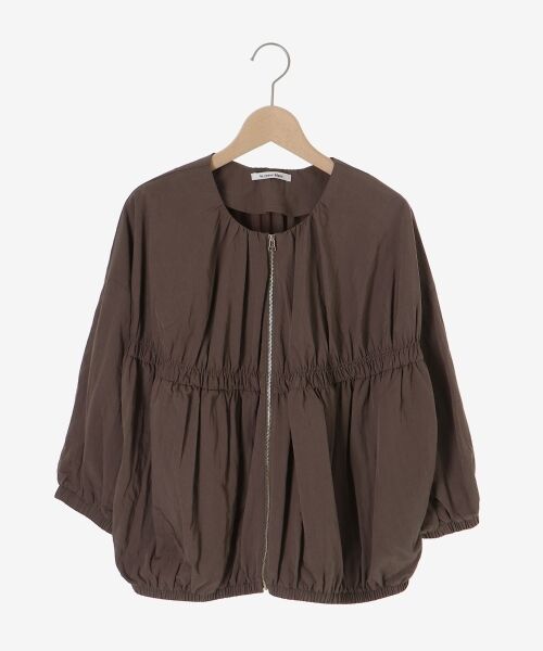 le.coeur blanc / ルクールブラン ブルゾン | ギャザーキリカエブルゾン | 詳細13