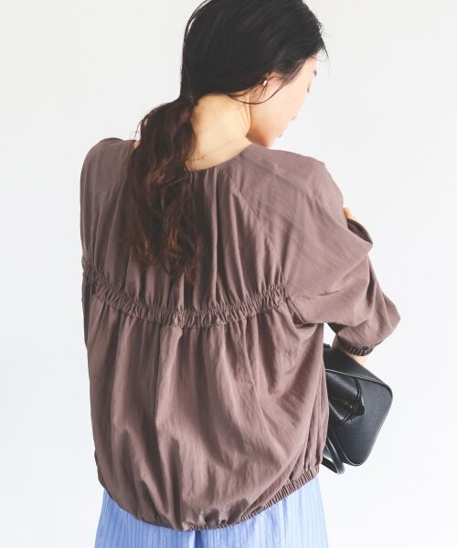 le.coeur blanc / ルクールブラン ブルゾン | ギャザーキリカエブルゾン | 詳細16