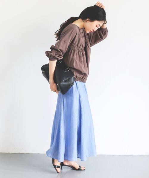 le.coeur blanc / ルクールブラン ブルゾン | ギャザーキリカエブルゾン | 詳細18