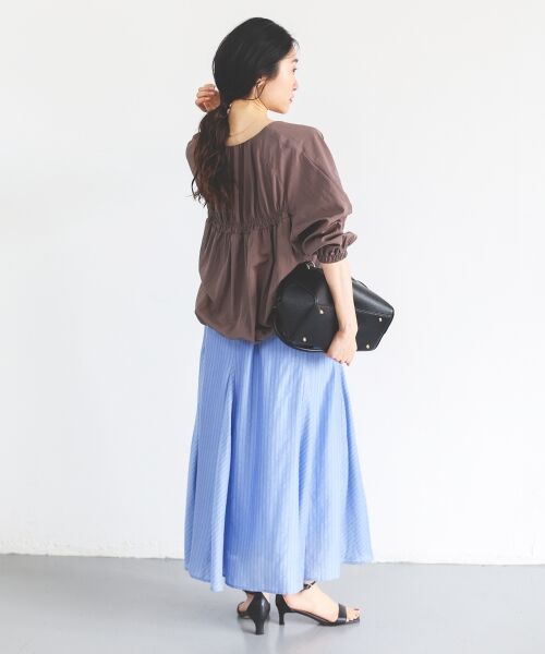 le.coeur blanc / ルクールブラン ブルゾン | ギャザーキリカエブルゾン | 詳細19