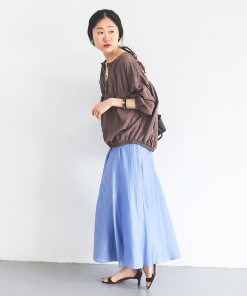 le.coeur blanc / ルクールブラン ブルゾン | ギャザーキリカエブルゾン | 詳細20