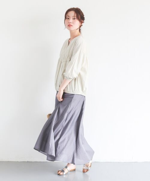 le.coeur blanc / ルクールブラン ブルゾン | ギャザーキリカエブルゾン | 詳細7