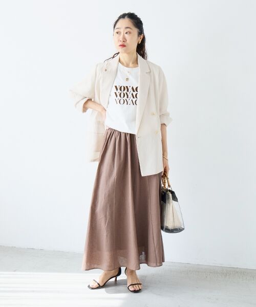 le.coeur blanc / ルクールブラン テーラードジャケット | ≪手洗い可能≫リネンライクテーラードジャケット | 詳細25