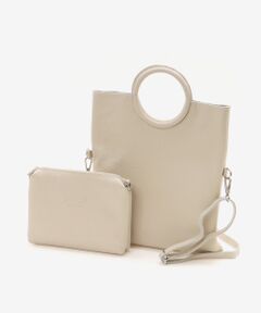 le.coeur blanc / ルクールブラン ハンドバッグ | MILLELA FIRENZEサークルハンドバッグ