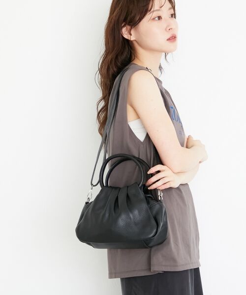 le.coeur blanc / ルクールブラン ショルダーバッグ | MILLELA FIRENZEギャザーショルダーバッグ | 詳細17