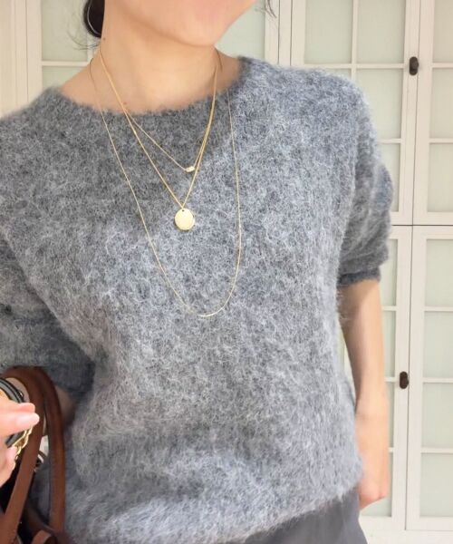 le.coeur blanc / ルクールブラン ネックレス・ペンダント・チョーカー | O サークルモチーフ2連ネックレス | 詳細2