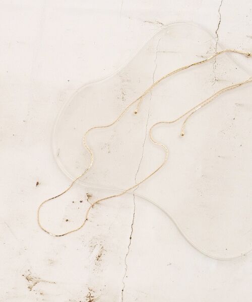 le.coeur blanc / ルクールブラン ネックレス・ペンダント・チョーカー | O ロングスライドナローネックレス | 詳細1