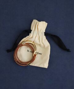 le.coeur blanc / ルクールブラン ブレスレット・バングル | O レザーバングル