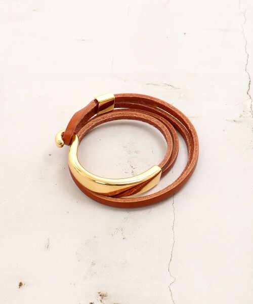 le.coeur blanc / ルクールブラン ブレスレット・バングル | O レザーバングル | 詳細12