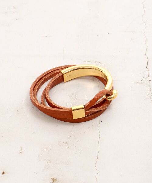 le.coeur blanc / ルクールブラン ブレスレット・バングル | O レザーバングル | 詳細13