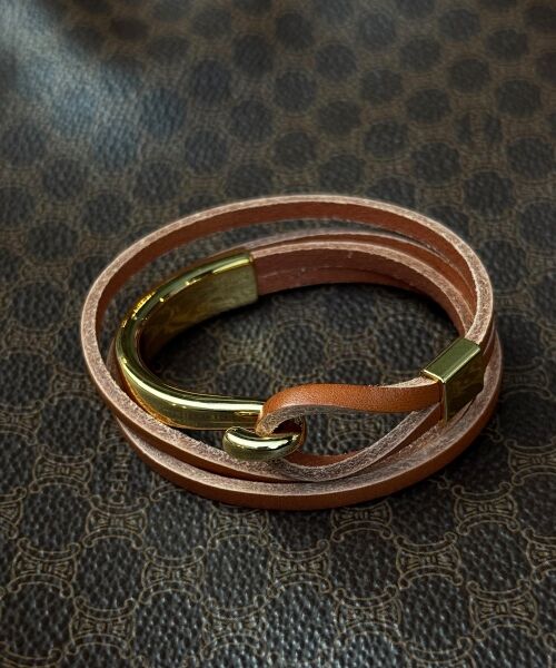 le.coeur blanc / ルクールブラン ブレスレット・バングル | O レザーバングル | 詳細7