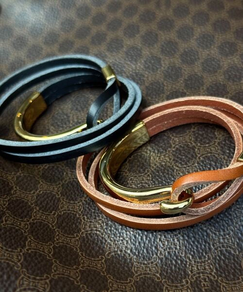 le.coeur blanc / ルクールブラン ブレスレット・バングル | O レザーバングル | 詳細8