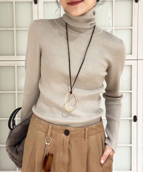 le.coeur blanc / ルクールブラン ネックレス・ペンダント・チョーカー | O スエードコードオーバルネックレス | 詳細2