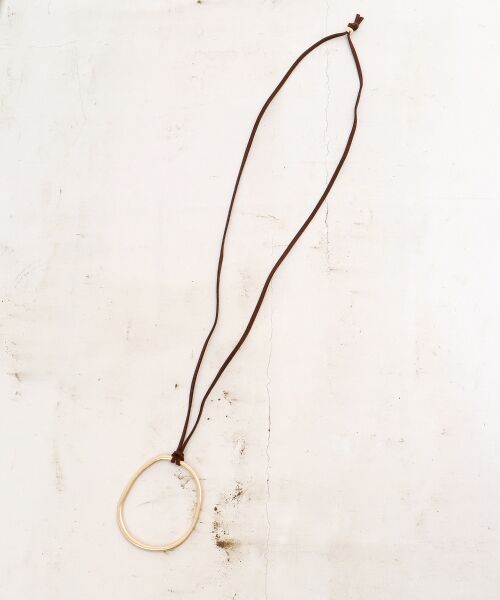 le.coeur blanc / ルクールブラン ネックレス・ペンダント・チョーカー | O スエードコードオーバルネックレス | 詳細4