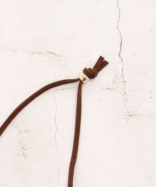 le.coeur blanc / ルクールブラン ネックレス・ペンダント・チョーカー | O スエードコードオーバルネックレス | 詳細6