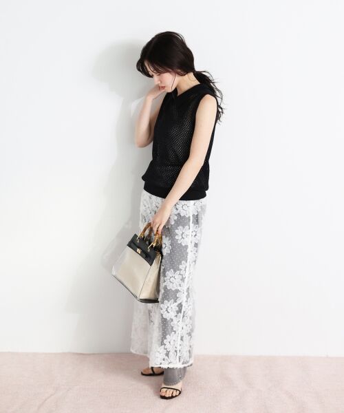 le.coeur blanc / ルクールブラン ニット・セーター | TORRAZZO DONNAテープヤーンニット | 詳細10