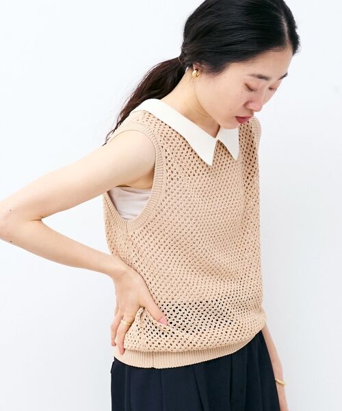 le.coeur blanc / ルクールブラン ニット・セーター | TORRAZZO DONNAテープヤーンニット | 詳細14