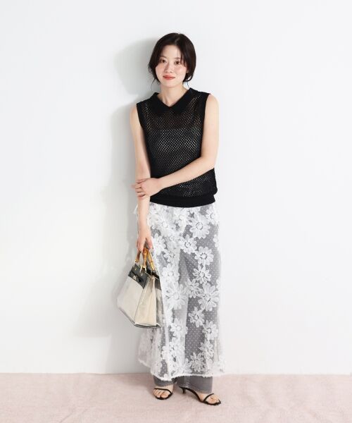 le.coeur blanc / ルクールブラン ニット・セーター | TORRAZZO DONNAテープヤーンニット | 詳細7