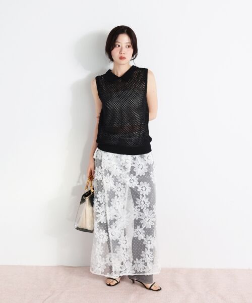 le.coeur blanc / ルクールブラン ニット・セーター | TORRAZZO DONNAテープヤーンニット | 詳細8