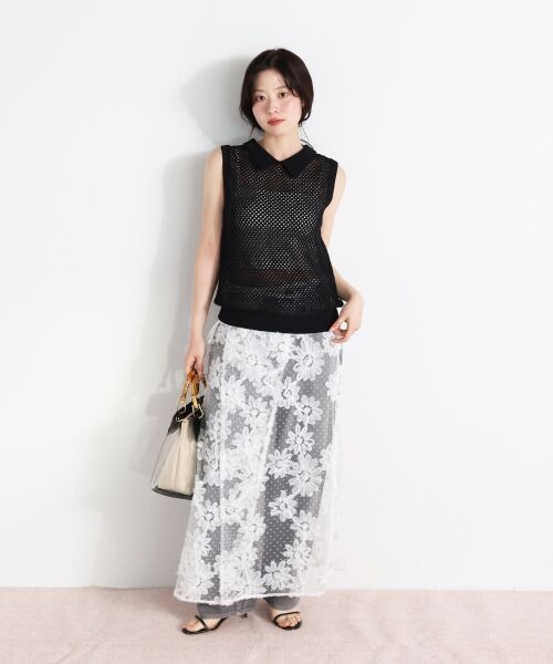 le.coeur blanc / ルクールブラン ニット・セーター | TORRAZZO DONNAテープヤーンニット | 詳細9