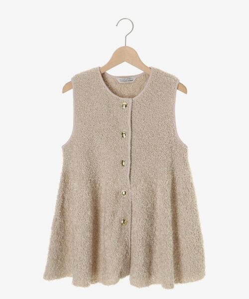 le.coeur blanc / ルクールブラン ベスト | TORRAZZO DONNA別注バタフライヤーンベスト | 詳細13