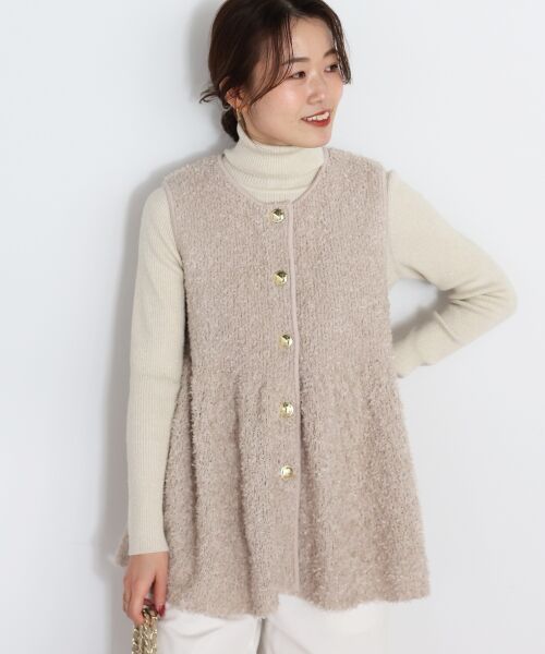 le.coeur blanc / ルクールブラン ベスト | TORRAZZO DONNA別注バタフライヤーンベスト | 詳細14