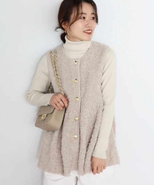 le.coeur blanc / ルクールブラン ベスト | TORRAZZO DONNA別注バタフライヤーンベスト | 詳細16