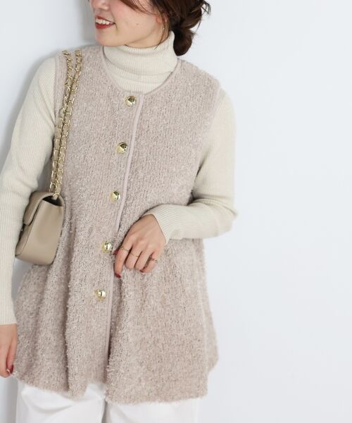 le.coeur blanc / ルクールブラン ベスト | TORRAZZO DONNA別注バタフライヤーンベスト | 詳細19