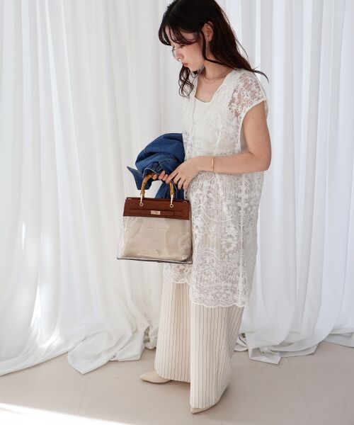 le.coeur blanc / ルクールブラン ベスト | TORRAZZO DONNAエンブロイダリーレースジレ | 詳細3