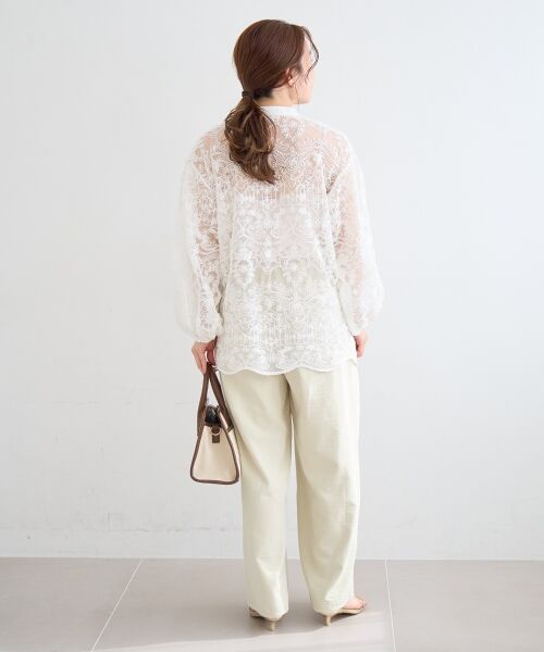 le.coeur blanc / ルクールブラン シャツ・ブラウス | TORRAZZO DONNA別注エンブロイダリーレースシャツ | 詳細10
