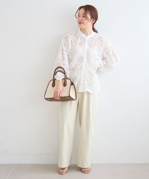 le.coeur blanc / ルクールブラン シャツ・ブラウス | TORRAZZO DONNA別注エンブロイダリーレースシャツ | 詳細12