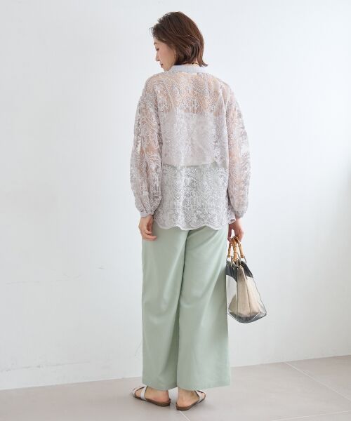 le.coeur blanc / ルクールブラン シャツ・ブラウス | TORRAZZO DONNA別注エンブロイダリーレースシャツ | 詳細24