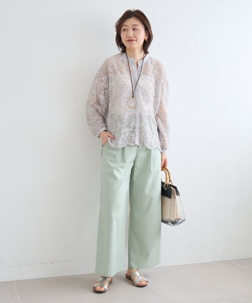 le.coeur blanc / ルクールブラン シャツ・ブラウス | TORRAZZO DONNA別注エンブロイダリーレースシャツ | 詳細26