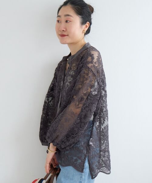 le.coeur blanc / ルクールブラン シャツ・ブラウス | TORRAZZO DONNA別注エンブロイダリーレースシャツ | 詳細30