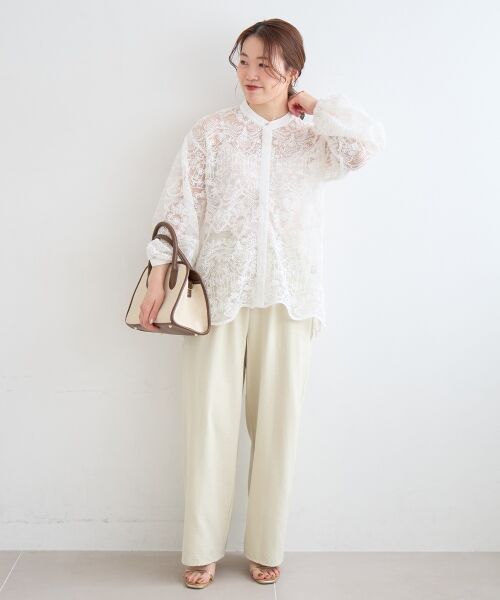 le.coeur blanc / ルクールブラン シャツ・ブラウス | TORRAZZO DONNA別注エンブロイダリーレースシャツ | 詳細8