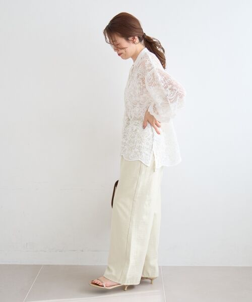 le.coeur blanc / ルクールブラン シャツ・ブラウス | TORRAZZO DONNA別注エンブロイダリーレースシャツ | 詳細9