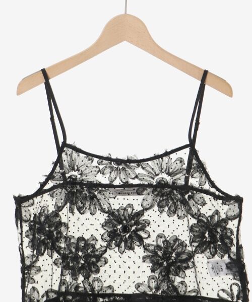 le.coeur blanc / ルクールブラン キャミソール・チューブトップ | TORRAZZO DONNAフローラルレースキャミ | 詳細25