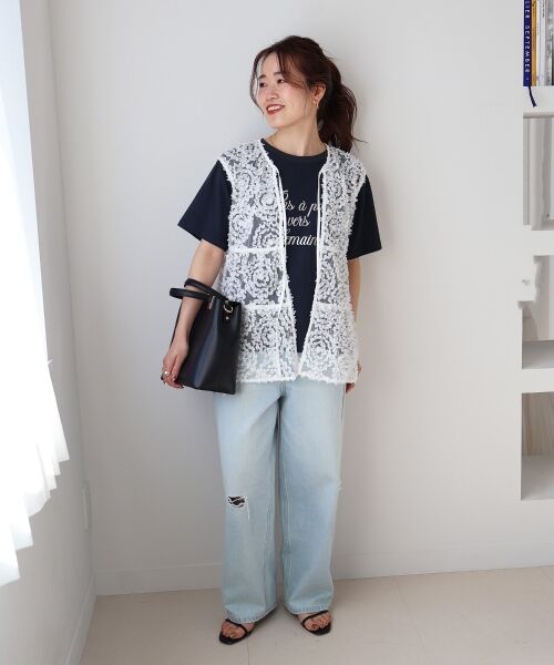 le.coeur blanc / ルクールブラン シャツ・ブラウス | TORRAZZO DONNA別注フラワーレースノースリ | 詳細19