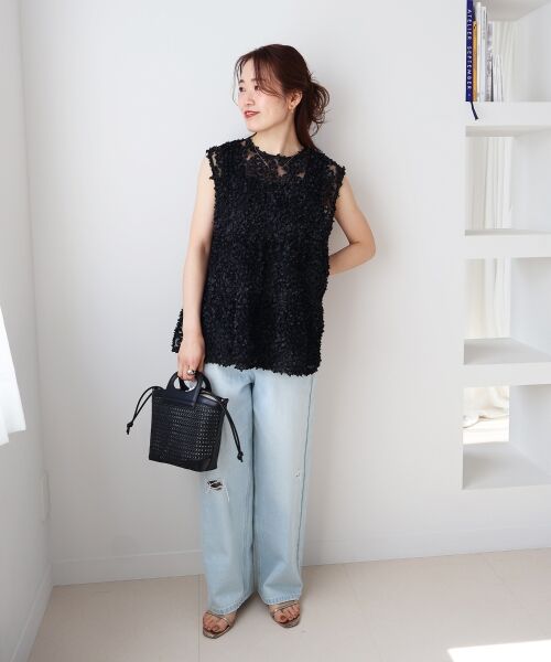 le.coeur blanc / ルクールブラン シャツ・ブラウス | TORRAZZO DONNA別注フラワーレースノースリ | 詳細28