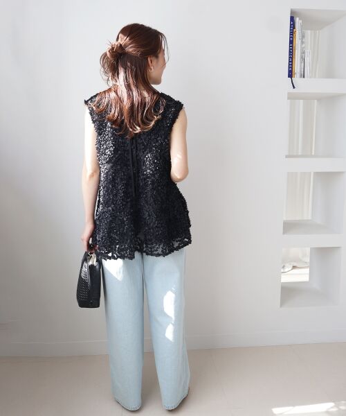 le.coeur blanc / ルクールブラン シャツ・ブラウス | TORRAZZO DONNA別注フラワーレースノースリ | 詳細29