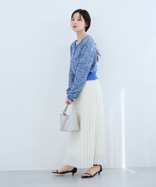 le.coeur blanc / ルクールブラン カーディガン・ボレロ | 《WEB限定アイテム》pomponヤーンニットカーディガン | 詳細16