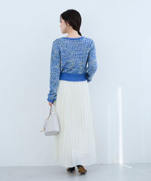 le.coeur blanc / ルクールブラン カーディガン・ボレロ | 《WEB限定アイテム》pomponヤーンニットカーディガン | 詳細17