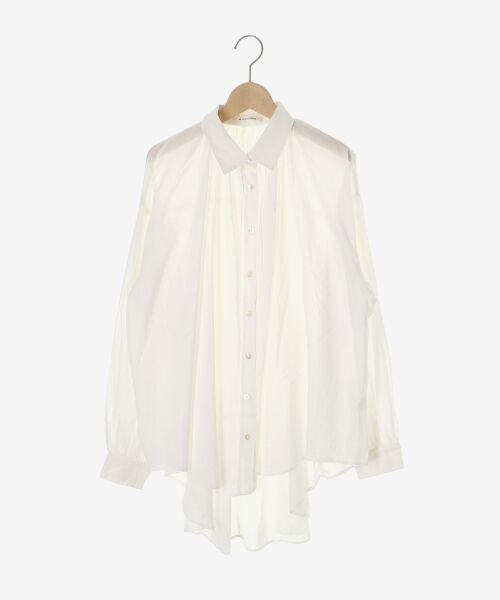 le.coeur blanc / ルクールブラン シャツ・ブラウス | 《WEB限定アイテム》バックギャザーオーバーシャツ | 詳細17