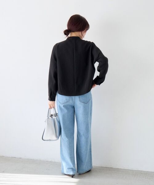 le.coeur blanc / ルクールブラン ブルゾン | 《WEB限定アイテム》アシメフリルブラウスブルゾン | 詳細12