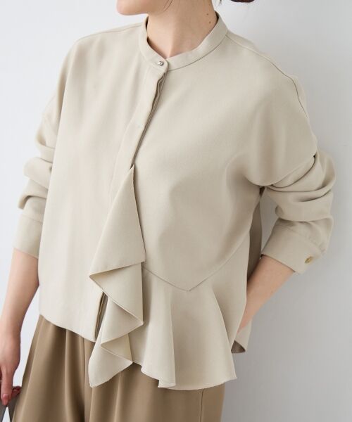 le.coeur blanc / ルクールブラン ブルゾン | 《WEB限定アイテム》アシメフリルブラウスブルゾン | 詳細17