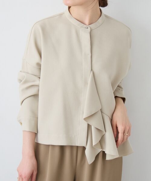 le.coeur blanc / ルクールブラン ブルゾン | 《WEB限定アイテム》アシメフリルブラウスブルゾン | 詳細20
