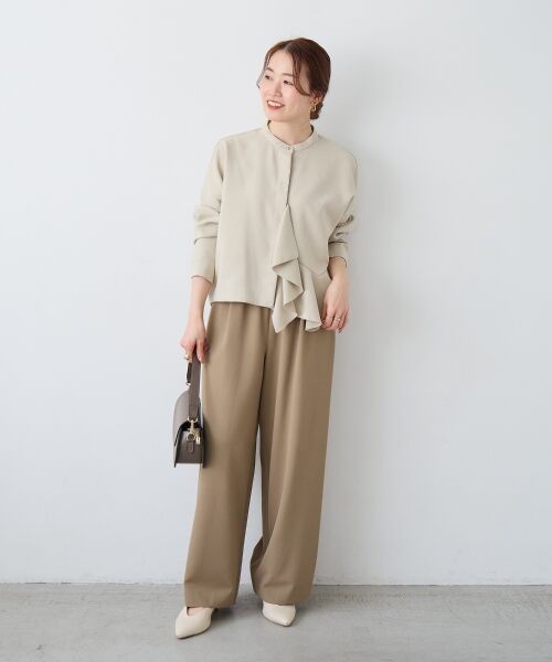 le.coeur blanc / ルクールブラン ブルゾン | 《WEB限定アイテム》アシメフリルブラウスブルゾン | 詳細24