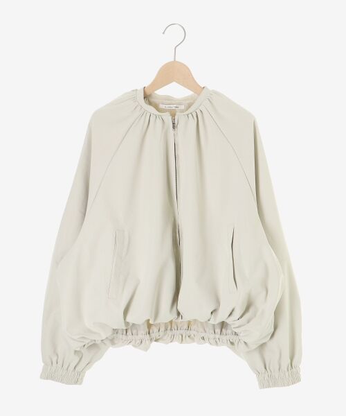 le.coeur blanc / ルクールブラン ブルゾン | 《WEB限定アイテム》バルーンデザインノーカラーブルゾン | 詳細1