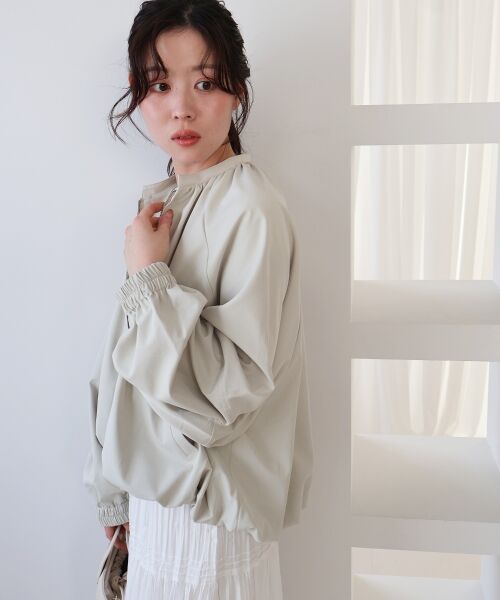 le.coeur blanc / ルクールブラン ブルゾン | 《WEB限定アイテム》バルーンデザインノーカラーブルゾン | 詳細14