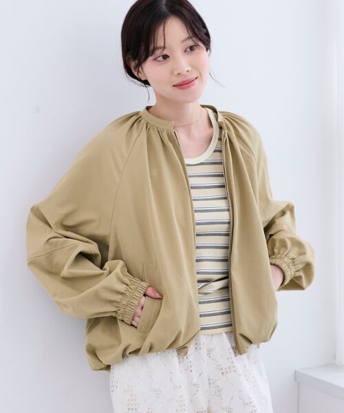 le.coeur blanc / ルクールブラン ブルゾン | 《WEB限定アイテム》バルーンデザインノーカラーブルゾン | 詳細23